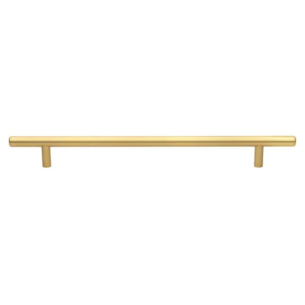 Gliderite Hardware 9 in. Center to Center Satin Gold Solid Steel Bar Pull - 5012-228-SG 5012-228-SG-1 - main